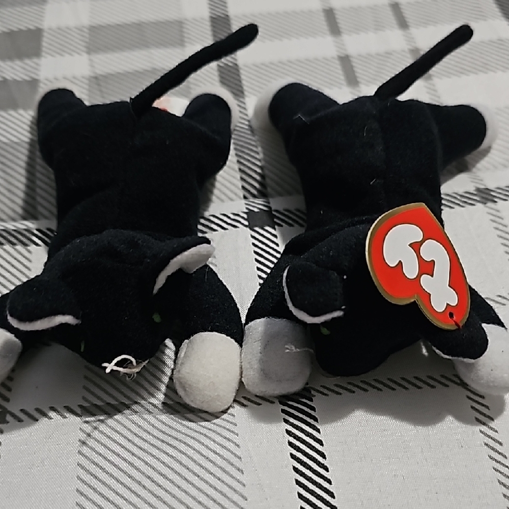 TY Beanie Babies Black Cats